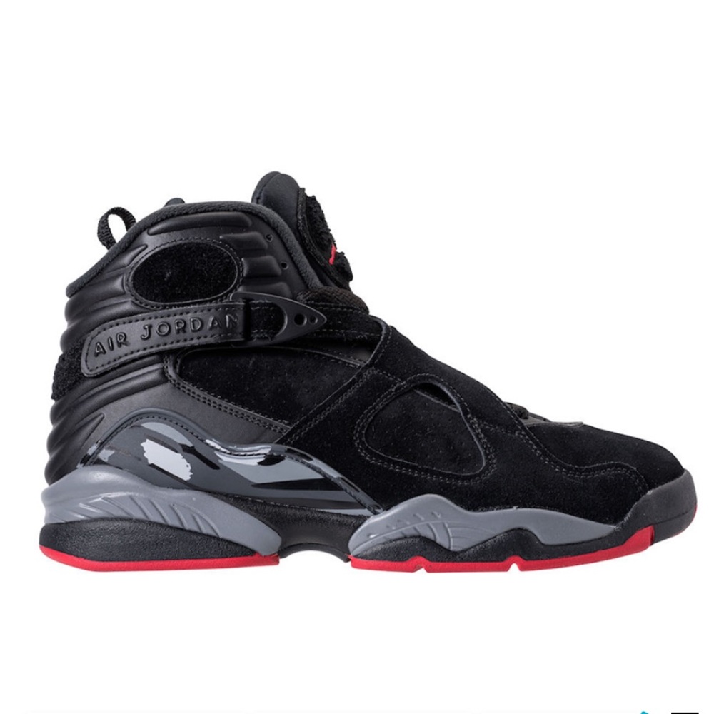AIR JORDAN 8 CEMENT
Black/Gym Red-Black-Wolf Grey